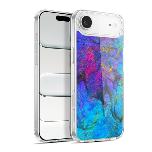 Haroulita Marble Blue Gold 2 Soft Gel Case for Apple iPhone 17 Air
