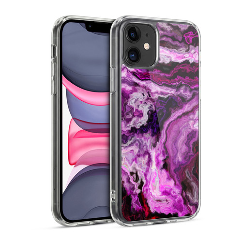 Haroulita Marble 2 Purple Mauve Soft Gel Case for Apple iPhone 11
