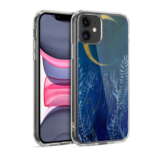 Mai Autumn Space And Sky Flower Moon Soft Gel Case for Apple iPhone 11