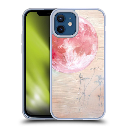 Mai Autumn Space And Sky Pink Moon Soft Gel Case for Apple iPhone 12 / iPhone 12 Pro & MagSafe