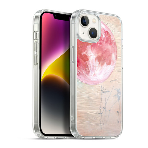 Mai Autumn Space And Sky Pink Moon Soft Gel Case for Apple iPhone 14 Plus & MagSafe