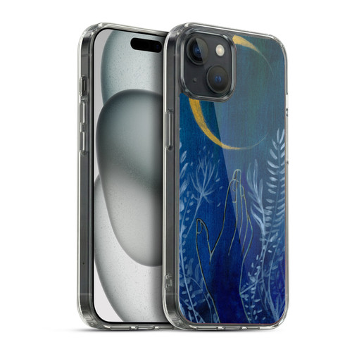 Mai Autumn Space And Sky Flower Moon Soft Gel Case for Apple iPhone 15 Plus & MagSafe