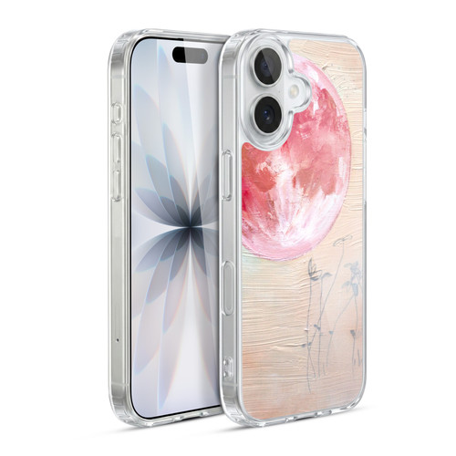Mai Autumn Space And Sky Pink Moon Soft Gel Case for Apple iPhone 17
