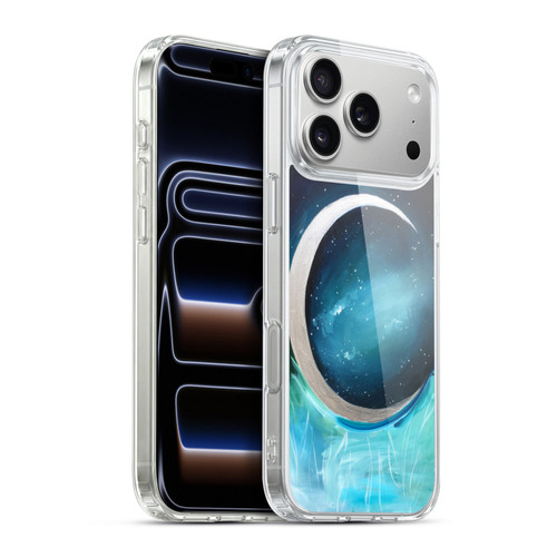 Mai Autumn Space And Sky Silver Moon Garden Soft Gel Case for Apple iPhone 17 Pro Max