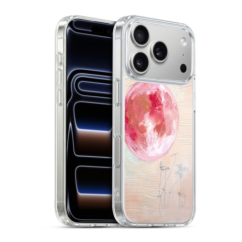 Mai Autumn Space And Sky Pink Moon Soft Gel Case for Apple iPhone 17 Pro