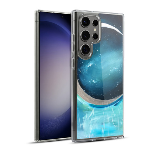 Mai Autumn Space And Sky Silver Moon Garden Soft Gel Case for Samsung Galaxy S23 Ultra 5G & MagSafe