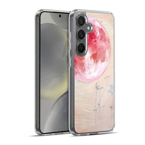 Mai Autumn Space And Sky Pink Moon Soft Gel Case for Samsung Galaxy S24+ 5G & MagSafe