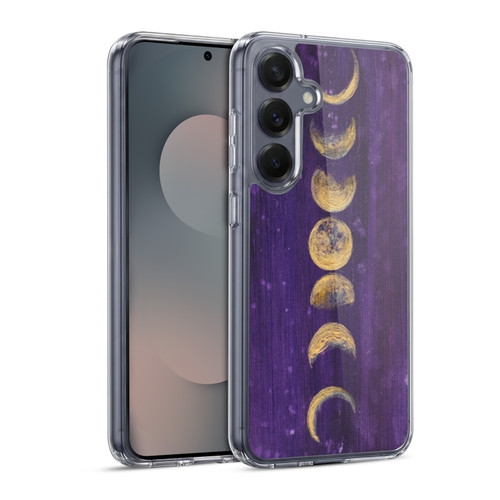 Mai Autumn Space And Sky Moon Phases Soft Gel Case for Samsung Galaxy S25 & MagSafe