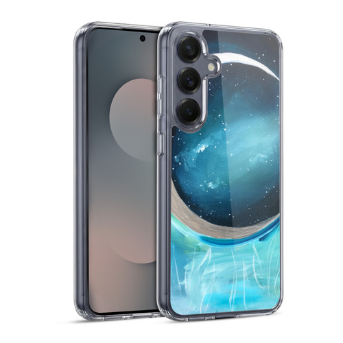 Mai Autumn Space And Sky Silver Moon Garden Soft Gel Case for Samsung Galaxy S25 & MagSafe