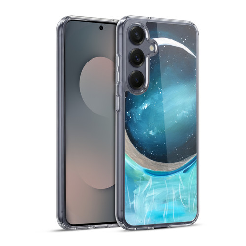 Mai Autumn Space And Sky Silver Moon Garden Soft Gel Case for Samsung Galaxy S25+ & MagSafe