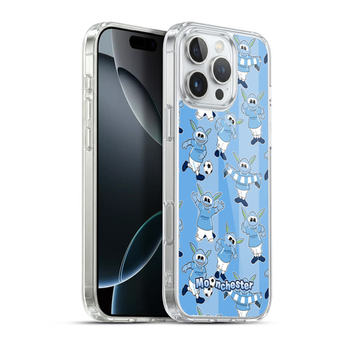 Manchester City Man City FC Moonchester & Moonbeam Pattern Soft Gel Case for Apple iPhone 16 Pro Max & MagSafe