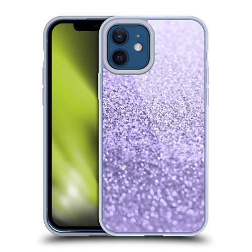 Monika Strigel Glitter Collection Sweet Lavender Soft Gel Case for Apple iPhone 12 / iPhone 12 Pro & MagSafe