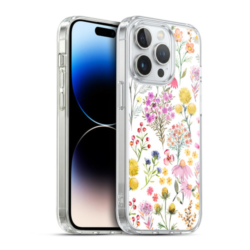 Ninola Botanical Patterns Delicate Soft Gel Case for Apple iPhone 14 Pro & MagSafe