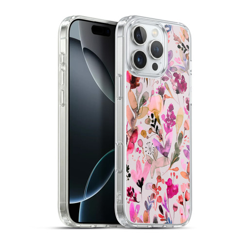 Ninola Botanical Patterns Artsy Ink Flowers Soft Gel Case for Apple iPhone 16 Pro Max & MagSafe