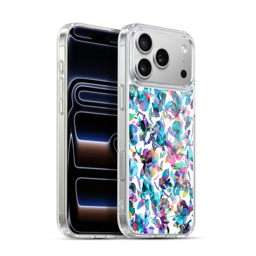 Ninola Botanical Patterns Watery Hibiscus Soft Gel Case for Apple iPhone 17 Pro Max