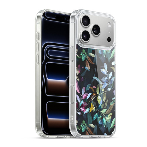 Ninola Botanical Patterns Watercolor Mystic Leaves Soft Gel Case for Apple iPhone 17 Pro Max