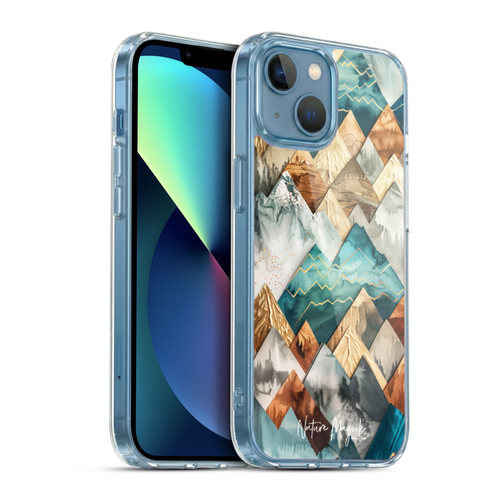 Nature Magick Fascinating Hills Decorative Soft Gel Case for Apple iPhone 13 Mini & MagSafe