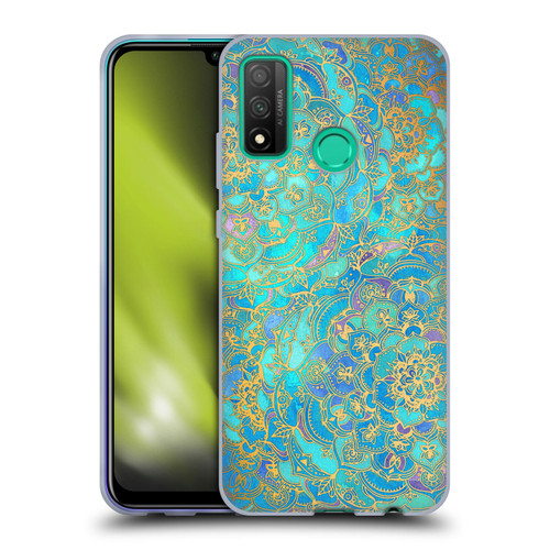 Micklyn Le Feuvre Mandala Sapphire and Jade Soft Gel Case for Huawei P Smart (2020)