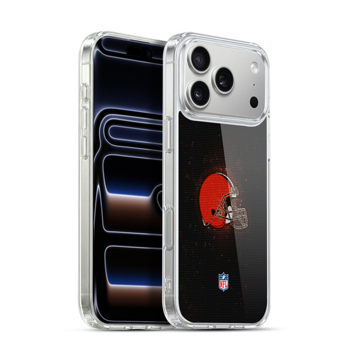 NFL Cleveland Browns Artwork LED Soft Gel Case for Apple iPhone 17 Pro Max