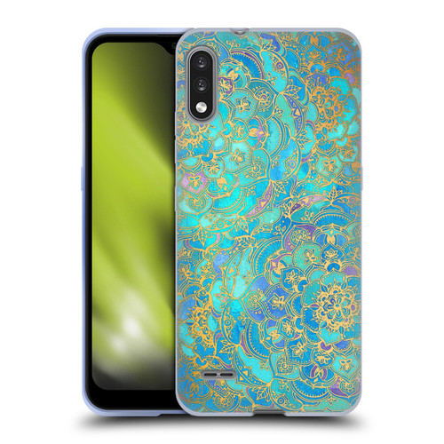 Micklyn Le Feuvre Mandala Sapphire and Jade Soft Gel Case for LG K22