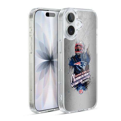 NFL 2017 Super Bowl Li Champion New England Patriots 5 Soft Gel Case for Apple iPhone 17