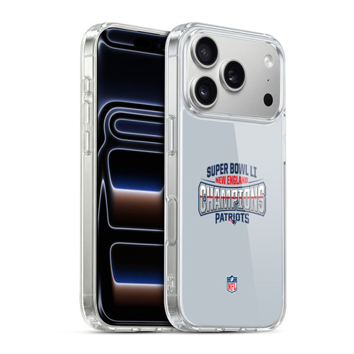 NFL 2017 Super Bowl Li Champion New England Patriots 2 Soft Gel Case for Apple iPhone 17 Pro