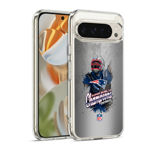 NFL 2017 Super Bowl Li Champion New England Patriots 5 Soft Gel Case for Google Pixel 9 / Pixel 9 Pro