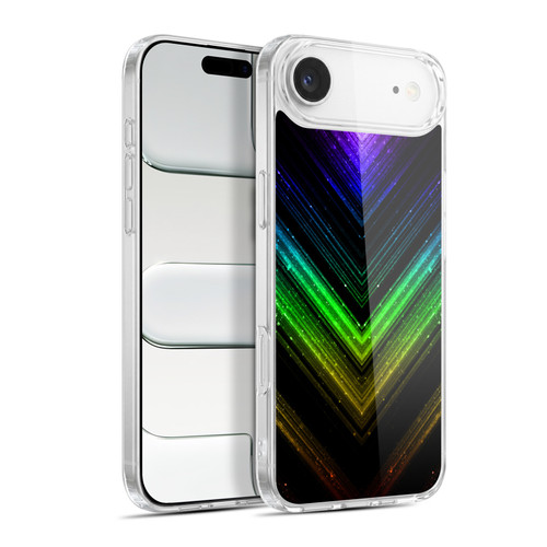PLdesign Sparkly Metallic Rainbow Soft Gel Case for Apple iPhone 17 Air