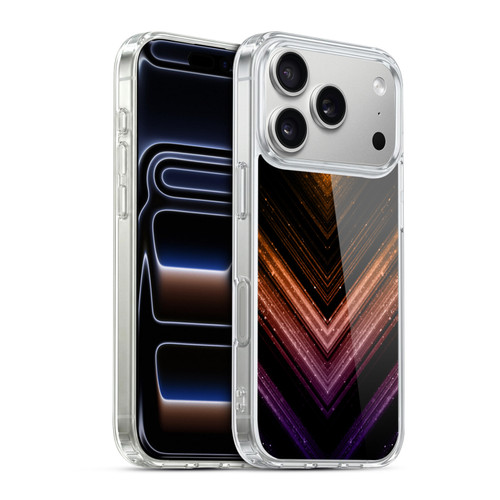 PLdesign Sparkly Metallic Orange And Purple Soft Gel Case for Apple iPhone 17 Pro