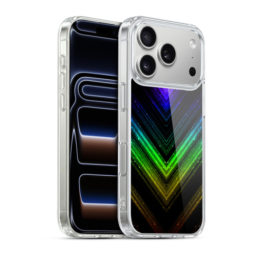 PLdesign Sparkly Metallic Rainbow Soft Gel Case for Apple iPhone 17 Pro