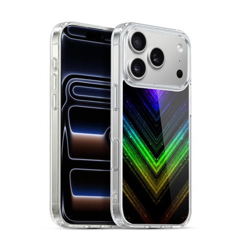 PLdesign Sparkly Metallic Rainbow Soft Gel Case for Apple iPhone 17 Pro