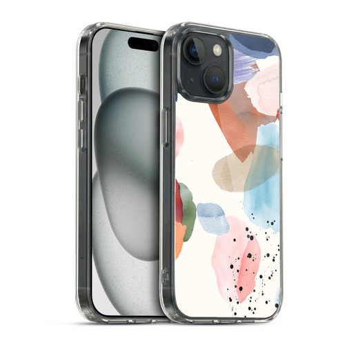 Ninola Pattern Abstract Pastel Soft Gel Case for Apple iPhone 15 & MagSafe