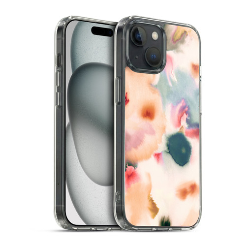 Ninola Pattern Abstract Watercolor Soft Gel Case for Apple iPhone 15 & MagSafe