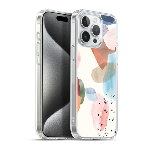 Ninola Pattern Abstract Pastel Soft Gel Case for Apple iPhone 15 Pro Max & MagSafe