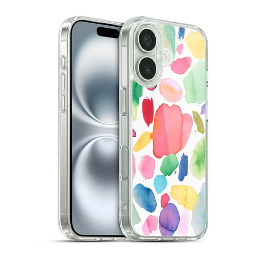 Ninola Pattern Abstract Color Joy Soft Gel Case for Apple iPhone 16 & MagSafe