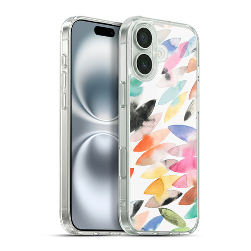Ninola Pattern Abstract Surf Soft Gel Case for Apple iPhone 16 Plus & MagSafe