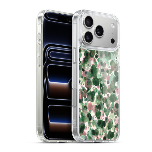 Ninola Pattern Abstract Green Moss Soft Gel Case for Apple iPhone 17 Pro Max