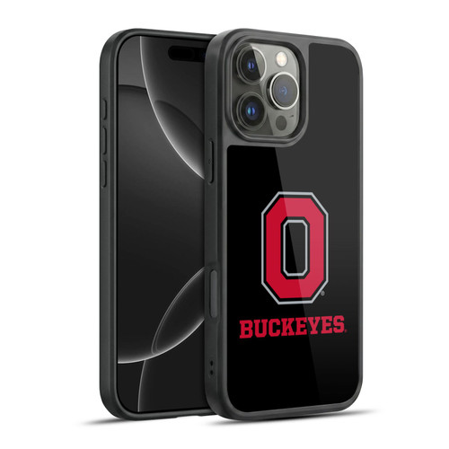 Ohio State University Logo Black Gel Armour Case For Apple iPhone 16 Pro Max