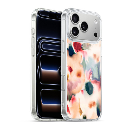 Ninola Pattern Abstract Watercolor Soft Gel Case for Apple iPhone 17 Pro Max