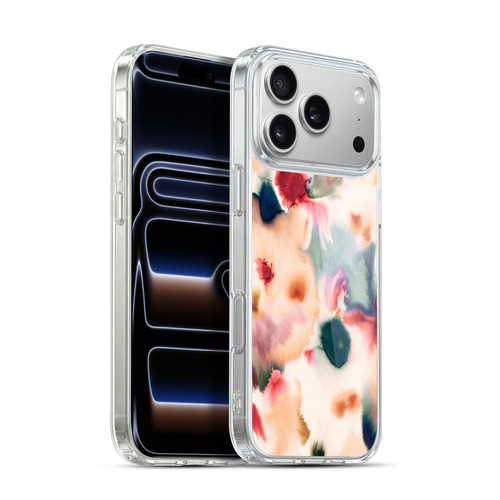 Ninola Pattern Abstract Watercolor Soft Gel Case for Apple iPhone 17 Pro Max