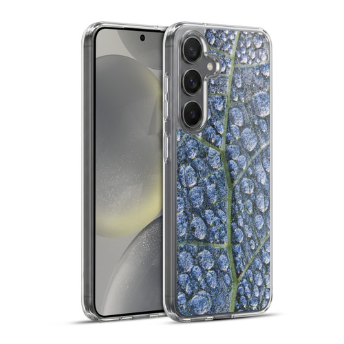 PLdesign Water Dew Texture Leaf Soft Gel Case for Samsung Galaxy S24+ 5G & MagSafe