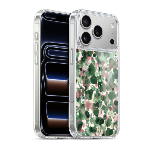 Ninola Pattern Abstract Green Moss Soft Gel Case for Apple iPhone 17 Pro