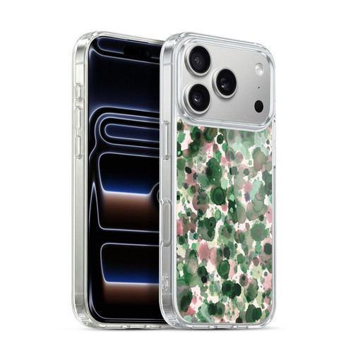 Ninola Pattern Abstract Green Moss Soft Gel Case for Apple iPhone 17 Pro