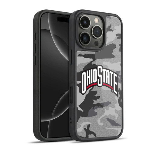 Ohio State University Logo Light Camou Gel Armour Case For Apple iPhone 16 Pro