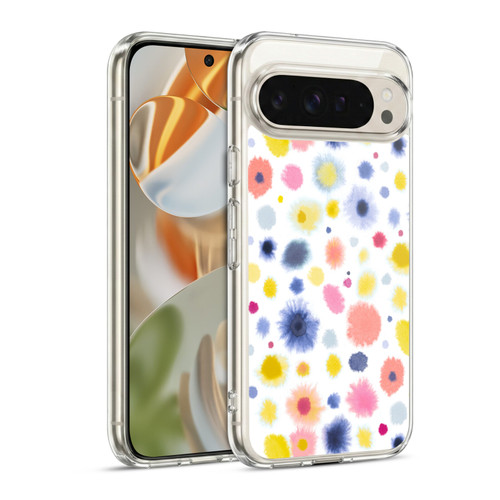 Ninola Pattern Abstract Watercolor Dots Soft Gel Case for Google Pixel 9 / Pixel 9 Pro