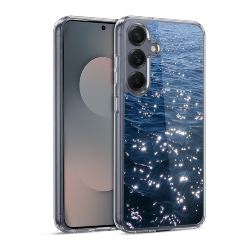 PLdesign Water Sparkly Sea Waves Soft Gel Case for Samsung Galaxy S25 & MagSafe