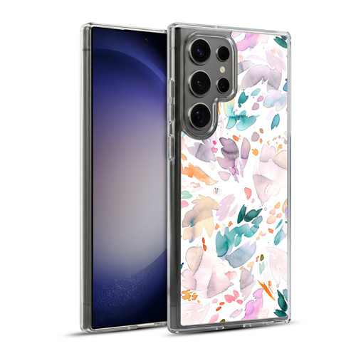 Ninola Pattern Abstract Petals Soft Gel Case for Samsung Galaxy S23 Ultra 5G & MagSafe