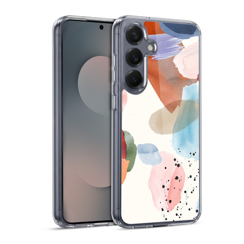 Ninola Pattern Abstract Pastel Soft Gel Case for Samsung Galaxy S25 & MagSafe