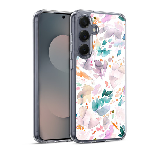 Ninola Pattern Abstract Petals Soft Gel Case for Samsung Galaxy S25 & MagSafe