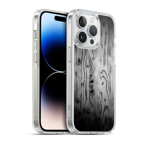 PLdesign Wood Prints Rustic Vintage Gray Burnt Soft Gel Case for Apple iPhone 13 Pro & MagSafe